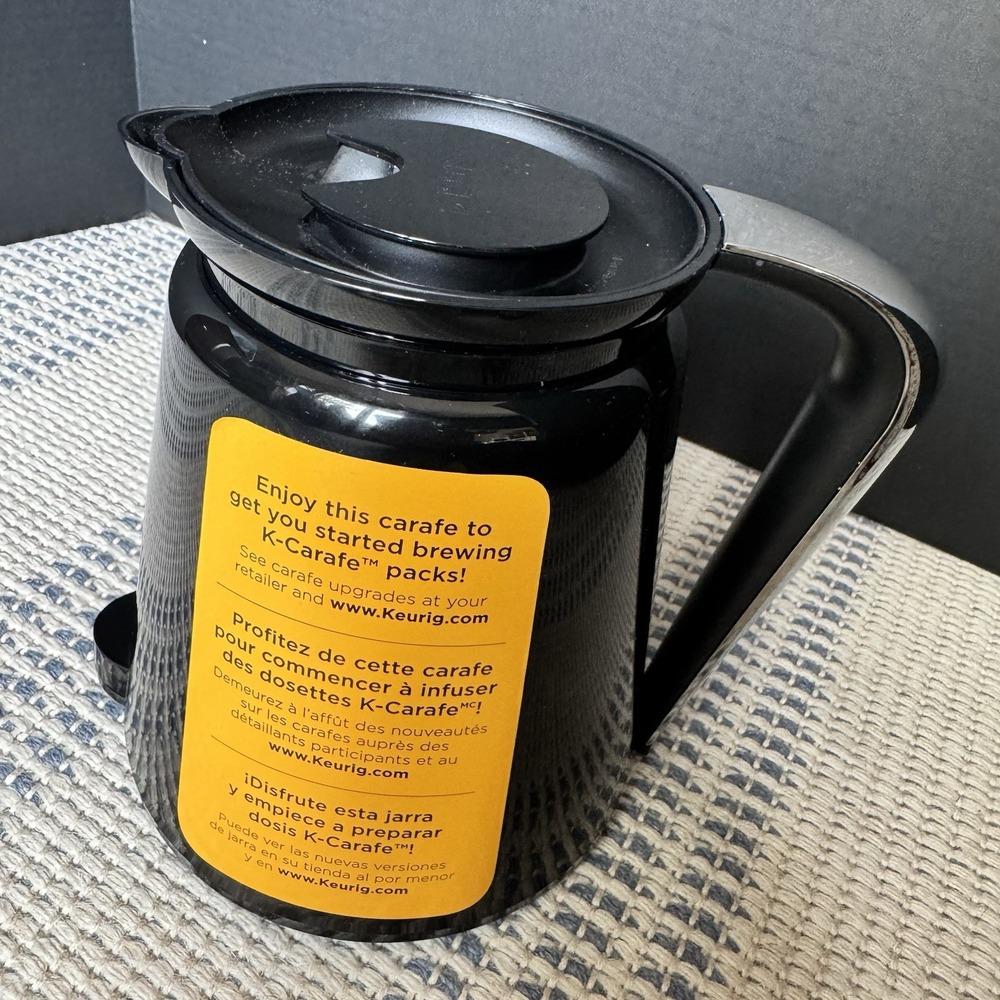 Keurig 2.0 Carafe 32oz Black Replacement Thermal Carafe Coffee Brewer NEW